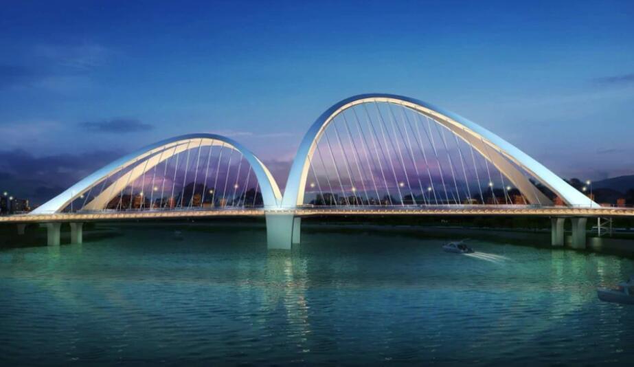 三江口大(da)橋主橋順利(lì)合龍