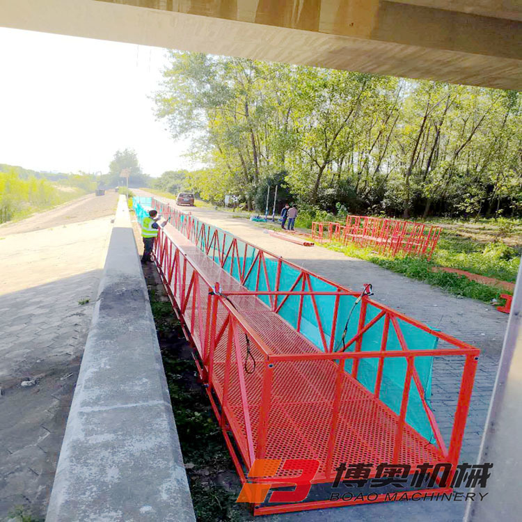 大跨度橋梁(liáng)施工吊籃平台