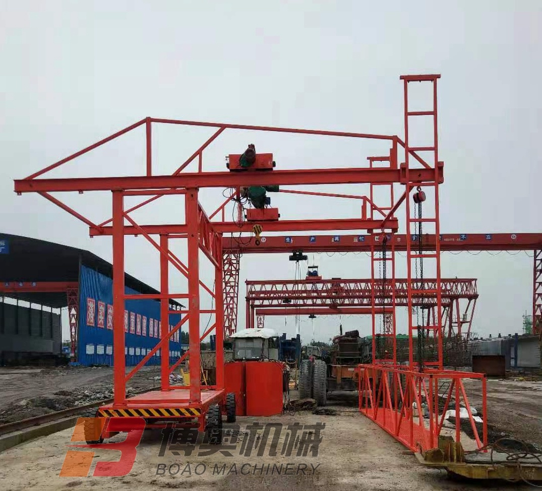 新型橋梁防撞(zhuang)牆模闆施工台(tai)車