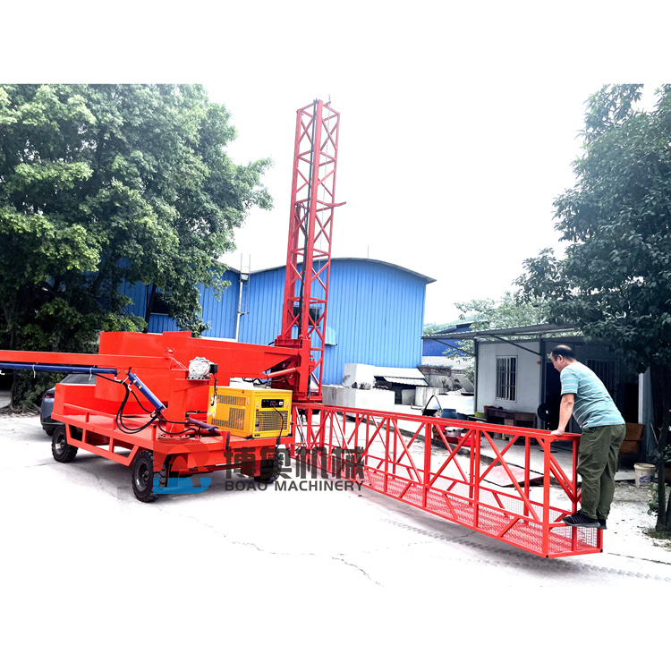 QJ6M橘紅色液壓(yā)單邊橋梁檢測車(chē)安裝排水管