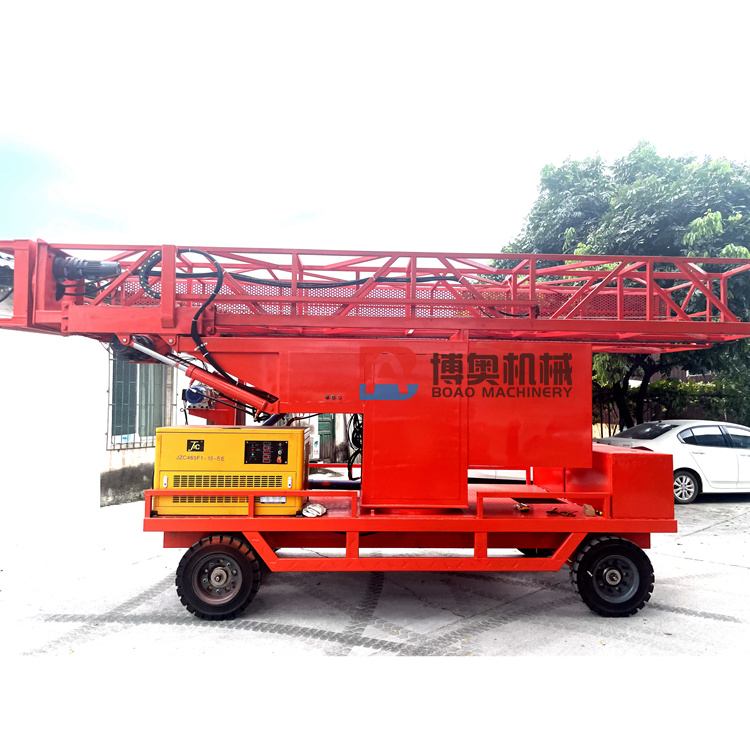 QJ6M橘紅色液(yè)壓單邊橋梁檢測(ce)車安裝排水管